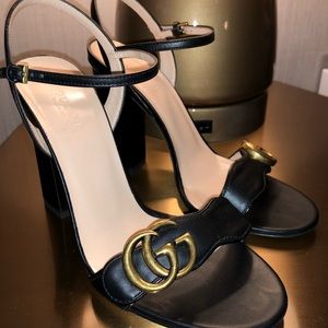 *SOLD* GUCCI MARMONT BLACK HEELS